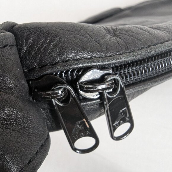 Ameribag Healthy Back Bag Original Black Leather Vintage Scuffs - Picture 6 of 9